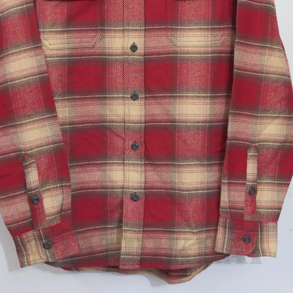 RED NWT Men’s Flannel Shirt Orvis - Picture 5 of 10